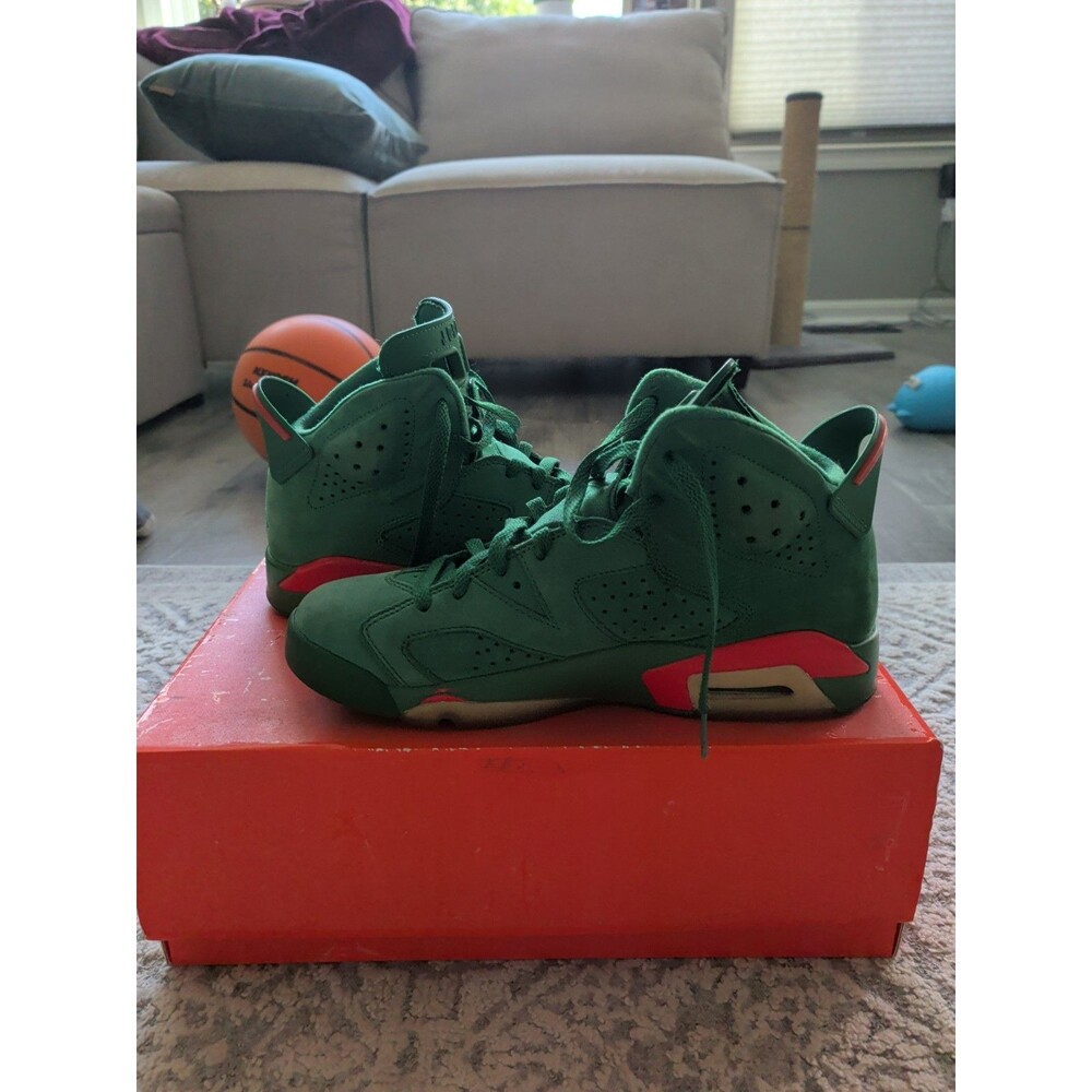 Jordan 6 Retro Gatorade Green Size 8 Men's Rare - Picture 3 of 8